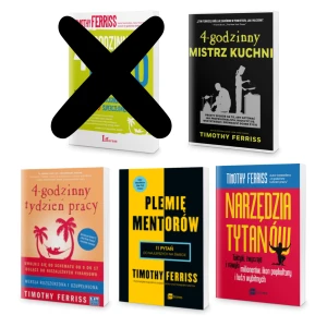 PAKIET KSIĄŻEK - TIM FERRISS