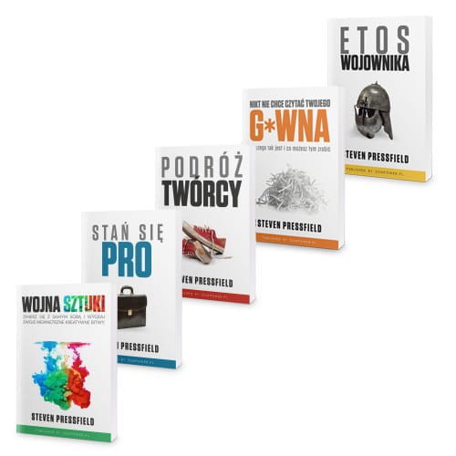 PAKIET 5 KSIĄŻEK - STEVEN PRESSFIELD